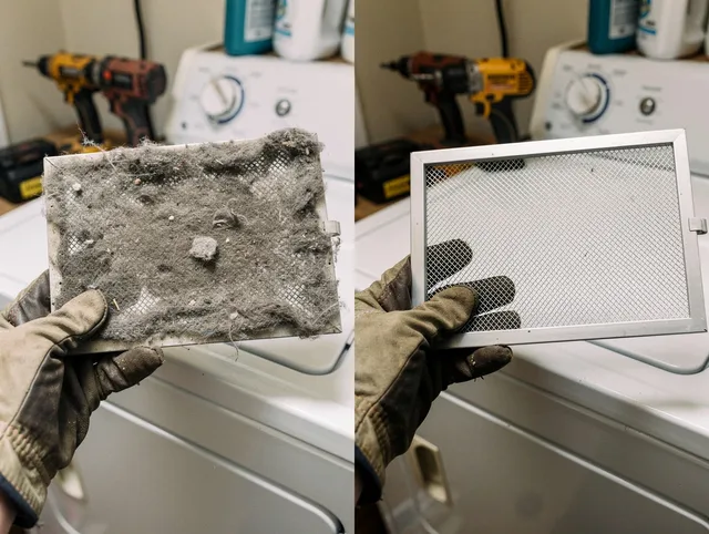Professional lint trap cleaning by West Whittier-Los Nietos Dryer Vent Cleaning in West Whittier-Los Nietos