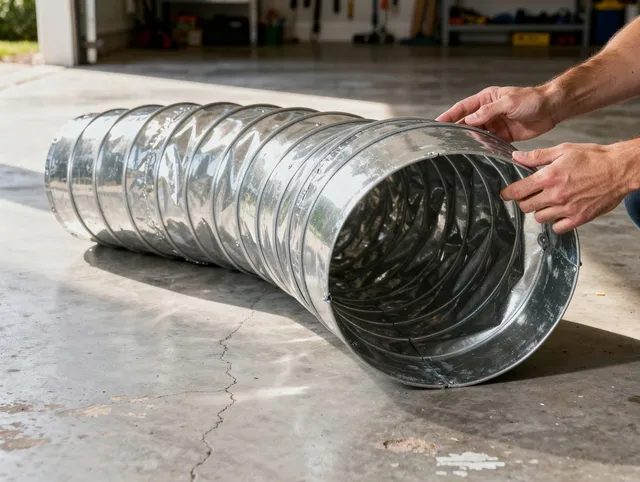 West Whittier-Los Nietos Dryer Vent Cleaning specialist using advanced equipment for thorough duct cleaning in West Whittier-Los Nietos