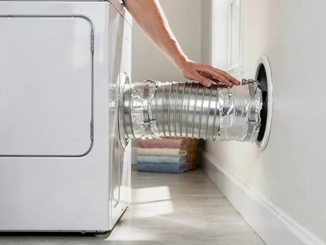 Professional dryer vent hose installation by West Whittier-Los Nietos Dryer Vent Cleaning in West Whittier-Los Nietos
