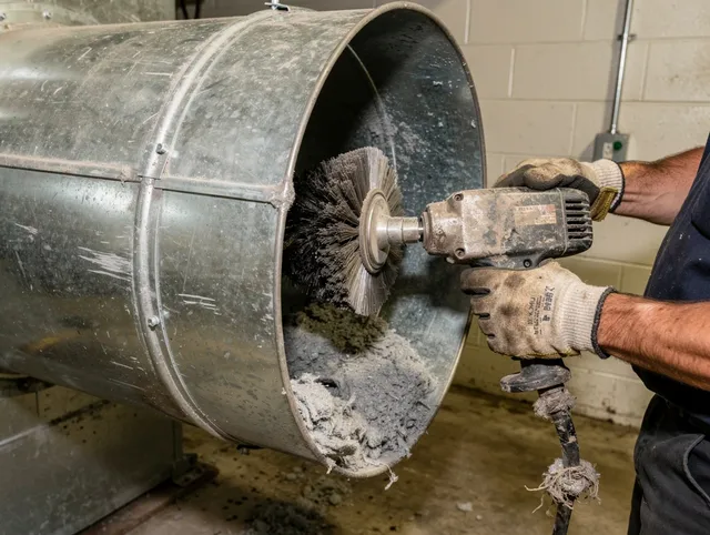 Industrial-grade dryer vent cleaning by West Whittier-Los Nietos Dryer Vent Cleaning in West Whittier-Los Nietos