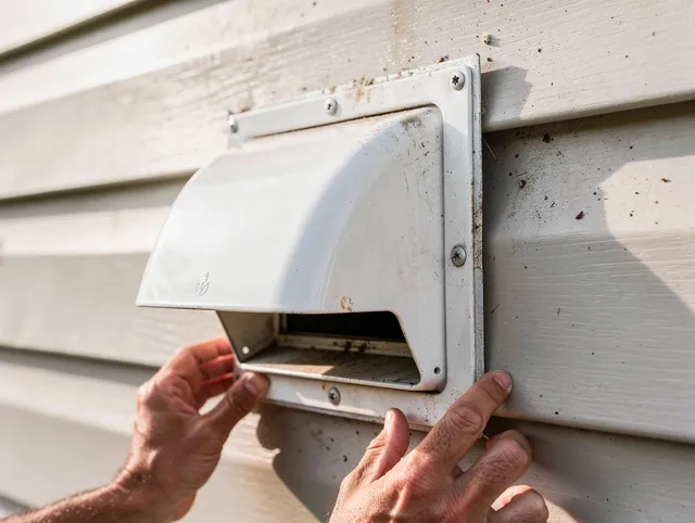 West Whittier-Los Nietos Dryer Vent Cleaning technician delivering thorough residential dryer vent cleaning service in West Whittier-Los Nietos